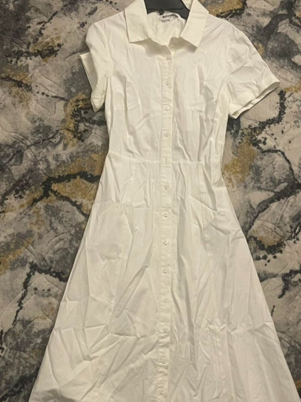 Reformation Women's White Dress- Dasha - Picture 2 of 5